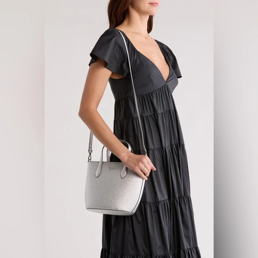 NWT Kate Spade New York glimmer leather satchel - Picture 2 of 16